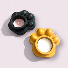 Load image into Gallery viewer, Paw Print Candle Holder