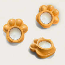 Load image into Gallery viewer, Paw Print Candle Holder