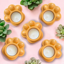 Load image into Gallery viewer, Paw Print Candle Holder