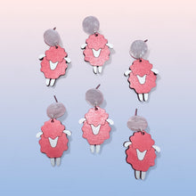 Load image into Gallery viewer, Pastel Sheep Earrings

