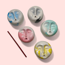 Load image into Gallery viewer, Mini Moon Face Incense Holder