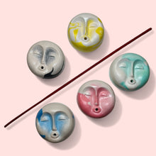 Load image into Gallery viewer, Mini Moon Face Incense Holder