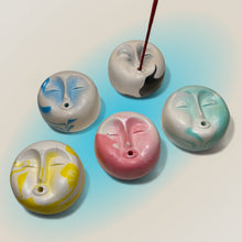 Load image into Gallery viewer, Mini Moon Face Incense Holder