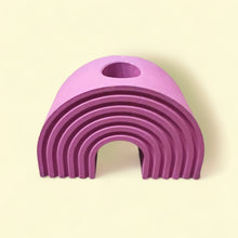 Load image into Gallery viewer, Rainbow Arch Candlestick Holder