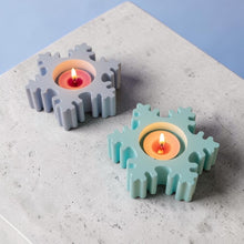 Load image into Gallery viewer, Christmas Snowflake Tea Light Candle Holder