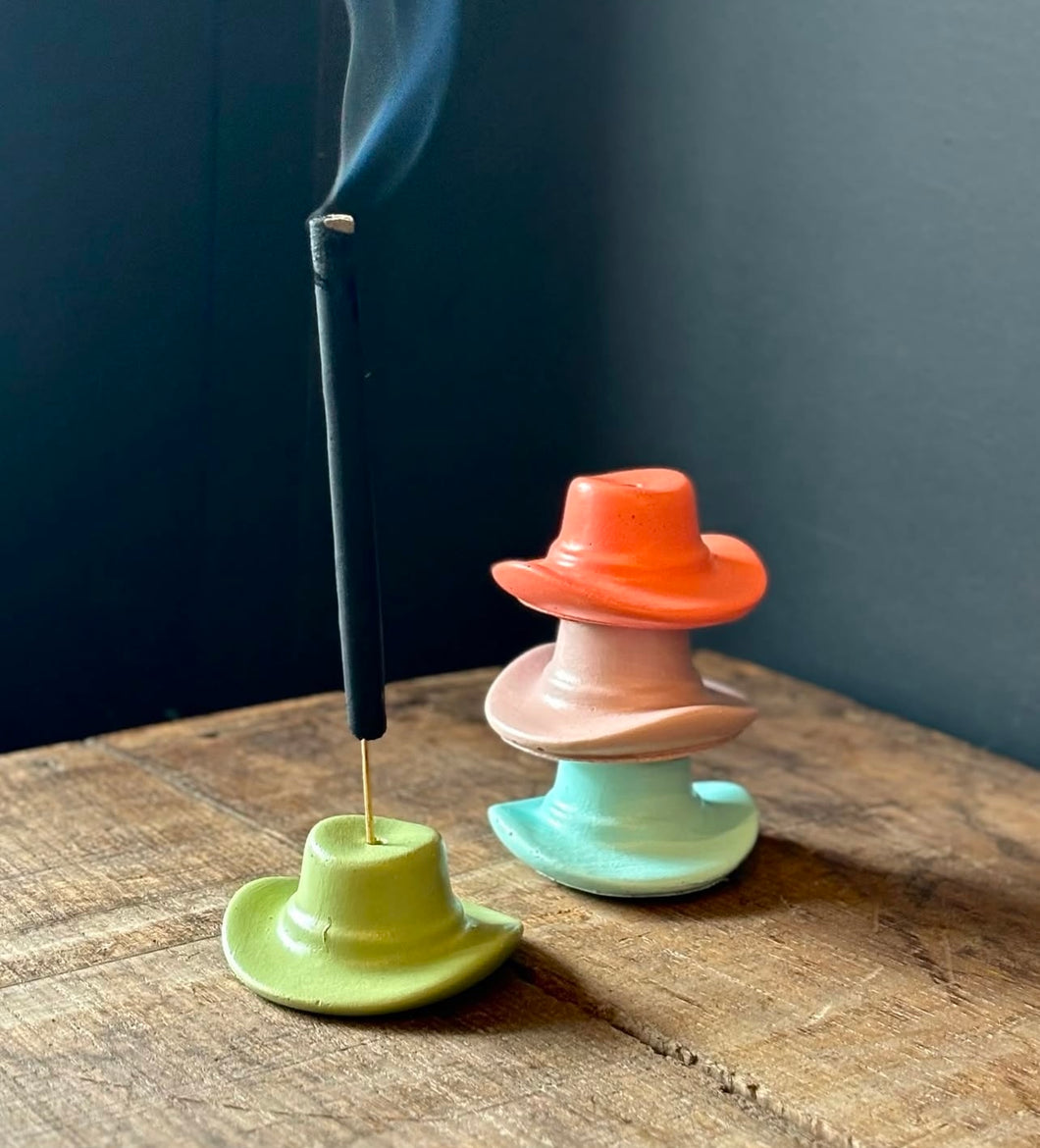 Cowboy Hat Incense Holder