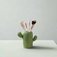 Load image into Gallery viewer, Western Cacti Planter Makeup Holder
