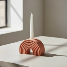 Load image into Gallery viewer, Rainbow Arch Candlestick Holder
